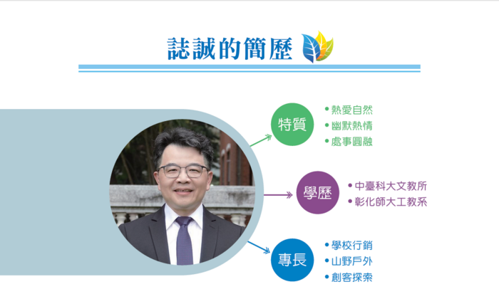 校長簡歷圖片